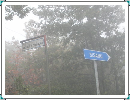 Bisano Casoni d Romagna Road Junction